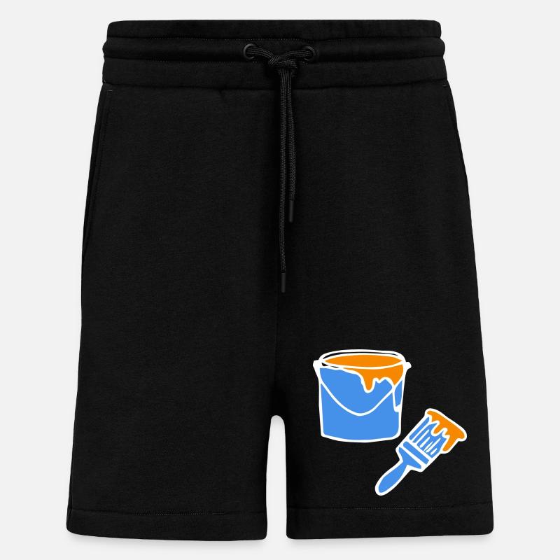 Painter Painter Painter - Shorts - made by SPREAD - SOLID BLACK