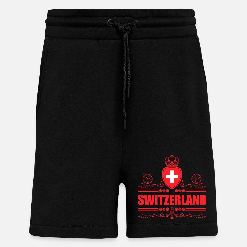 Schweiz - Shorts - made by SPREAD - SOLID BLACK