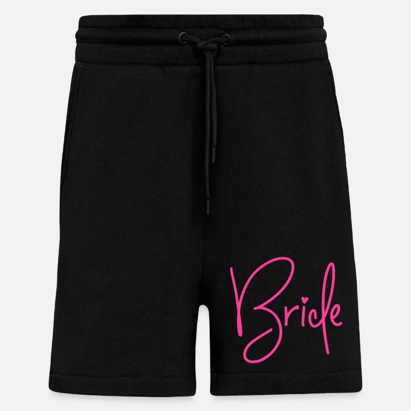 Bride - Braut - Junggesellinnenabschied - JGA 2026 - Shorts - made by SPREAD - SOLID BLACK