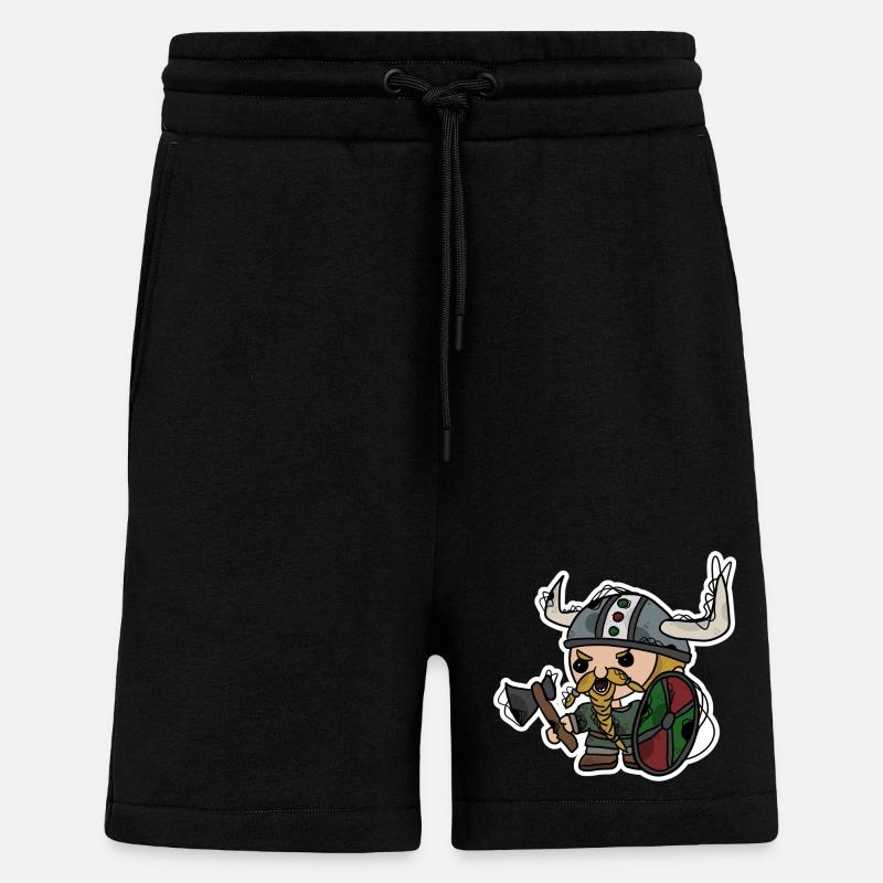 Wikinger | Krieger | Zwerg - Shorts - made by SPREAD - SOLID BLACK