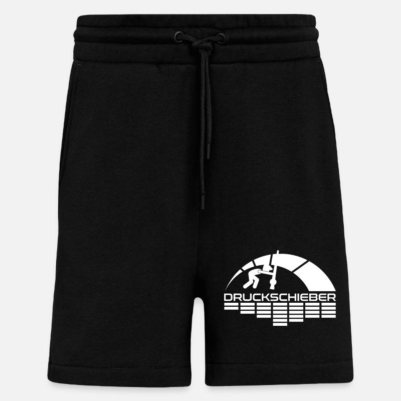 Druckschieber Arc Logo - Shorts - made by SPREAD - SOLID BLACK