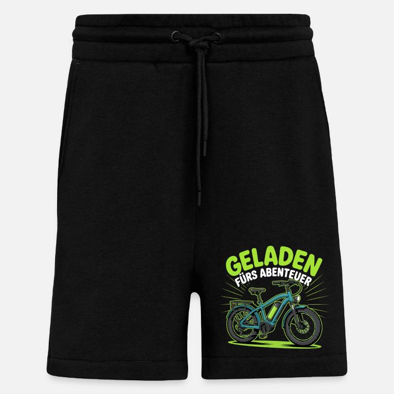 Cyclisme Cyclisme VTT - Short bio décontracté fabriqué en UE - SOLID BLACK