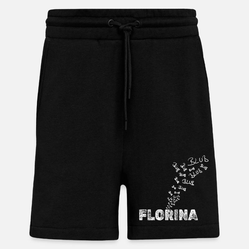 Pêcheur Florina - Short bio décontracté fabriqué en UE - SOLID BLACK