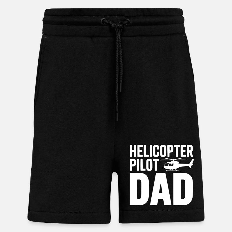 Hubschrauberpilot-Vater - Shorts - made by SPREAD - SOLID BLACK