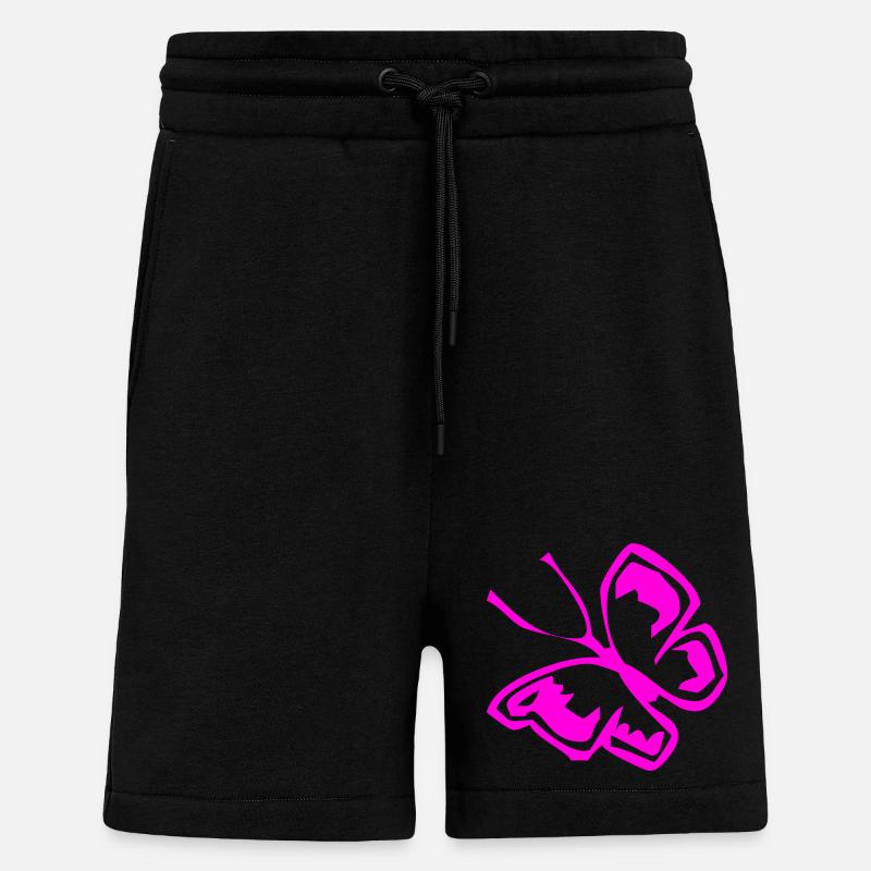 Papillon - Short bio décontracté fabriqué en UE - SOLID BLACK
