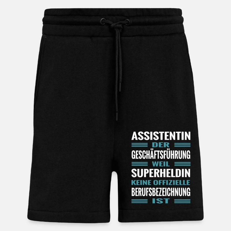 Assistentin der Geschäftsführung - Shorts - made by SPREAD - SOLID BLACK