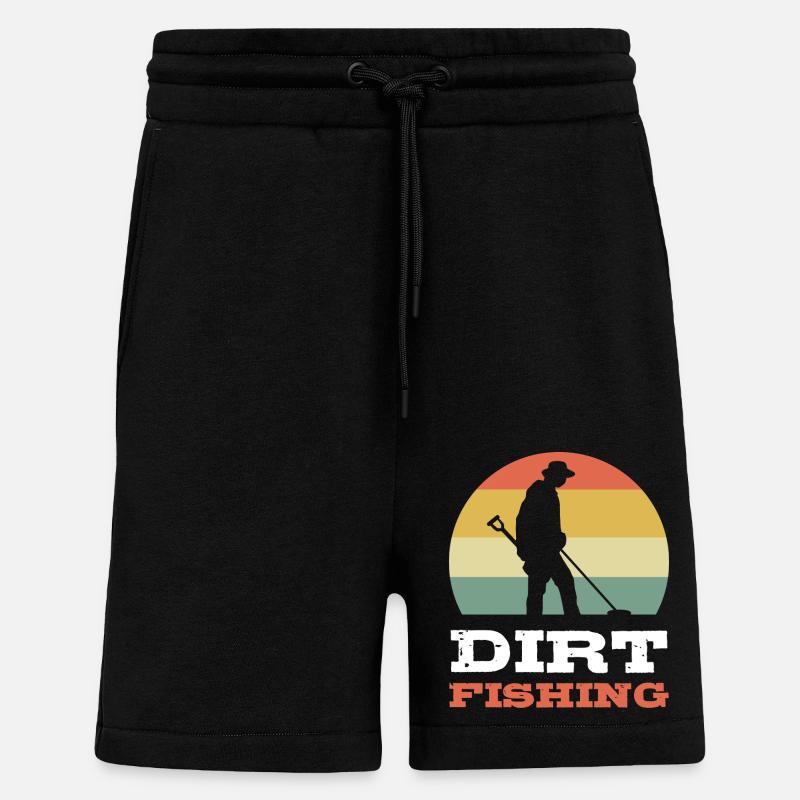 Metalldetektor - Shorts - made by SPREAD - SOLID BLACK