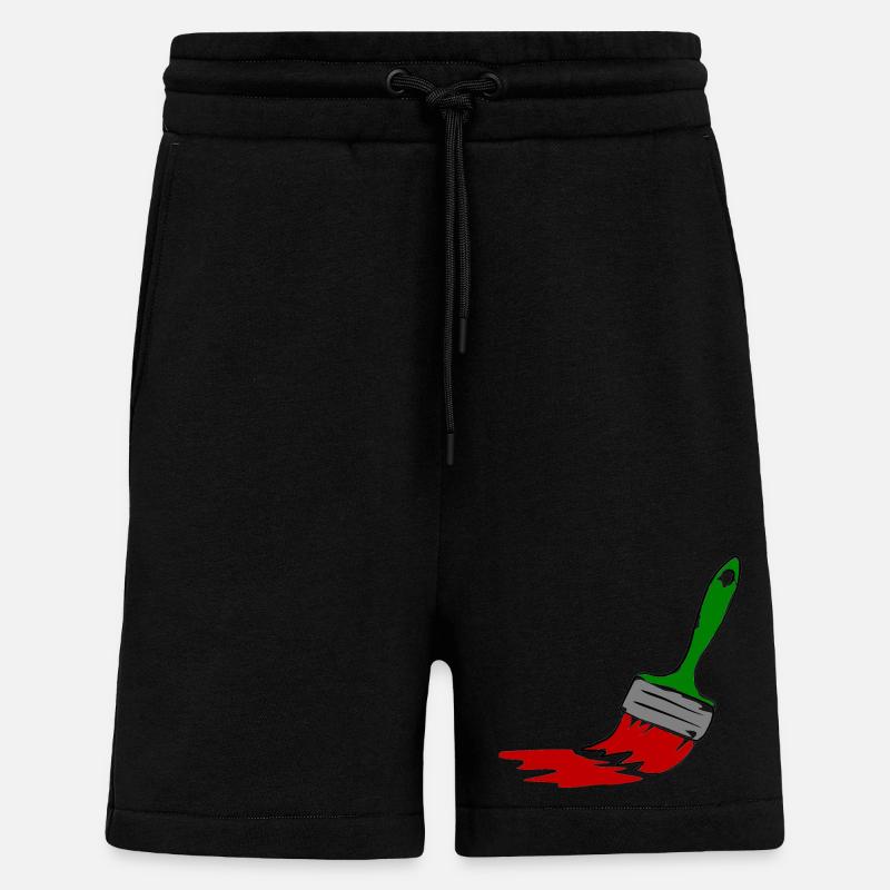 Painter Brush - Shorts - made by SPREAD - SOLID BLACK