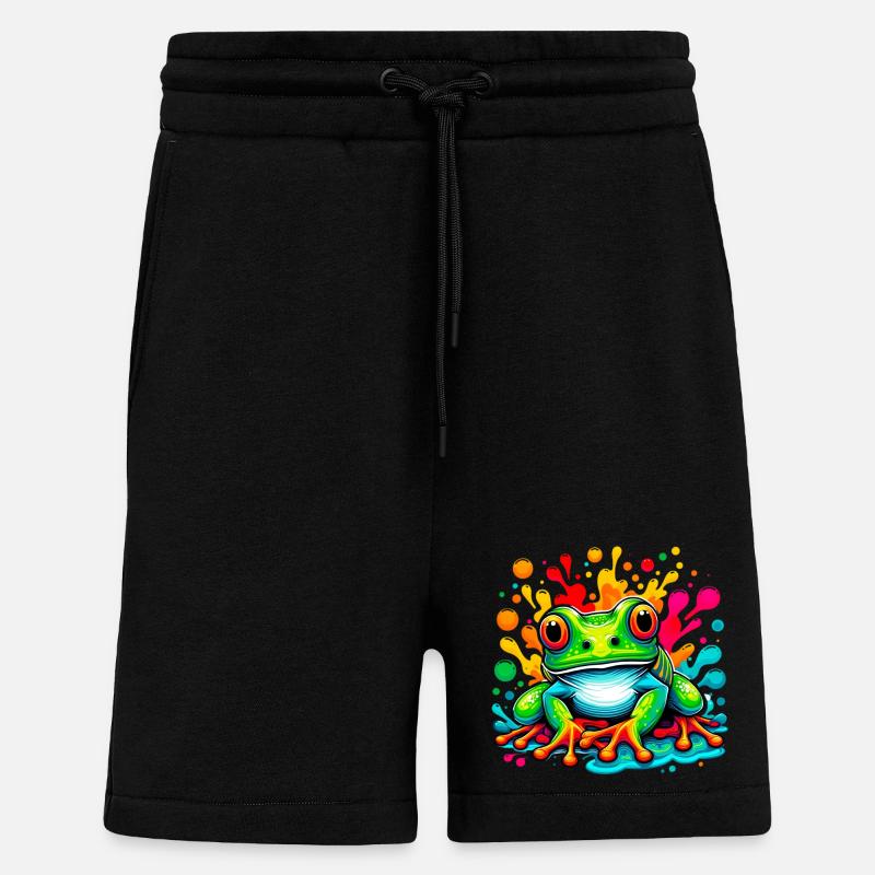 Frog - Shorts - made by SPREAD - SOLID BLACK