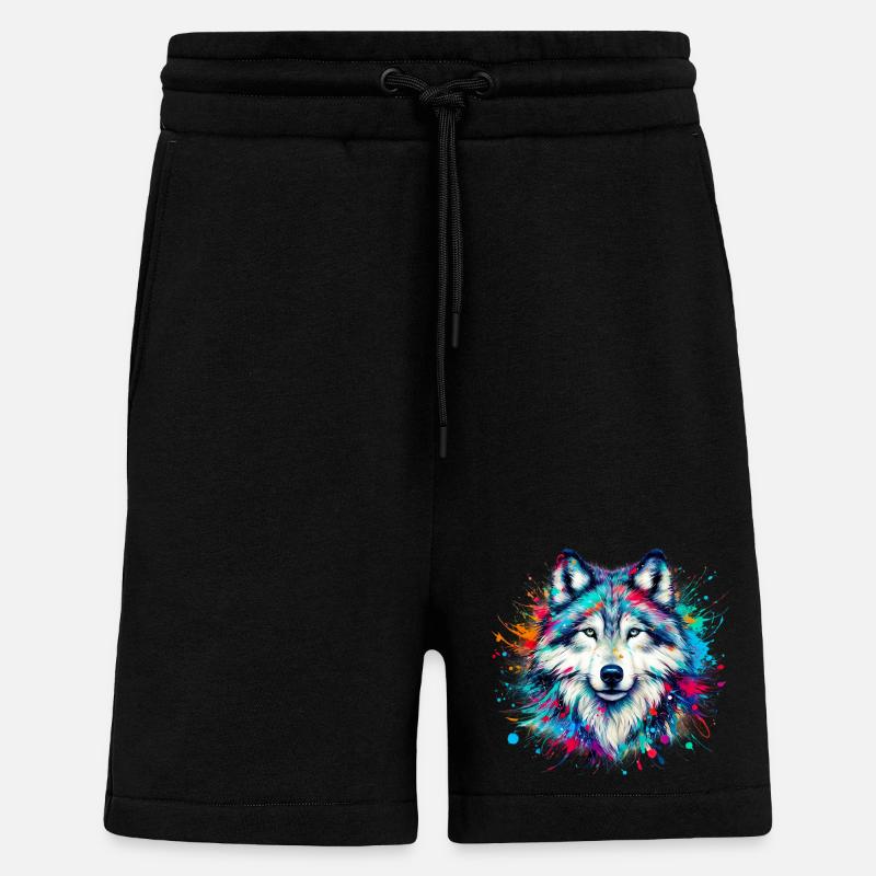 Wolf - Shorts - made by SPREAD - SOLID BLACK