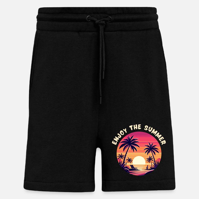 Genießen Sie den Sommer - Shorts - made by SPREAD - SOLID BLACK