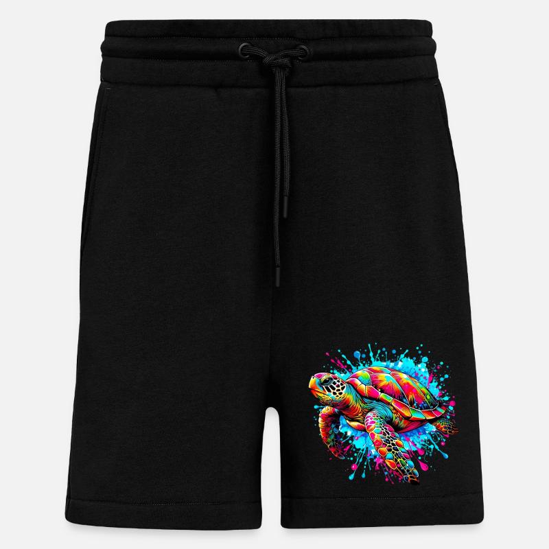 Turtle - Shorts - made by SPREAD - SOLID BLACK