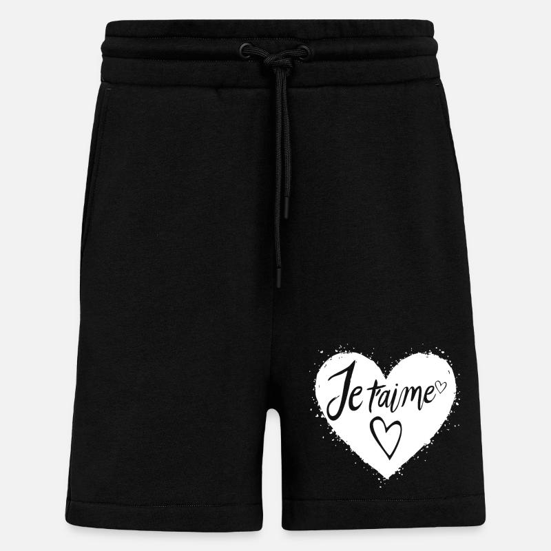 Ich liebe dich - Shorts - made by SPREAD - SOLID BLACK