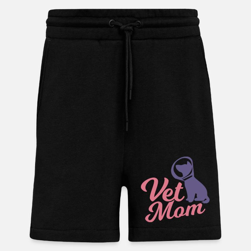 Veterinär Mutter - Shorts - made by SPREAD - SOLID BLACK
