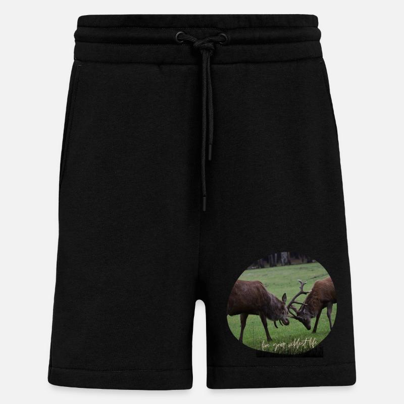 Rotwild-Liebe - Shorts - made by SPREAD - SOLID BLACK