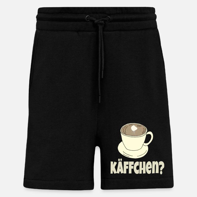Coffee cup Kaeffchen - Shorts - made by SPREAD - SOLID BLACK