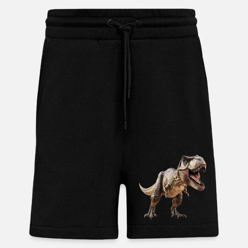 T-Rex Dino Dinosaurier - Shorts - made by SPREAD - SOLID BLACK