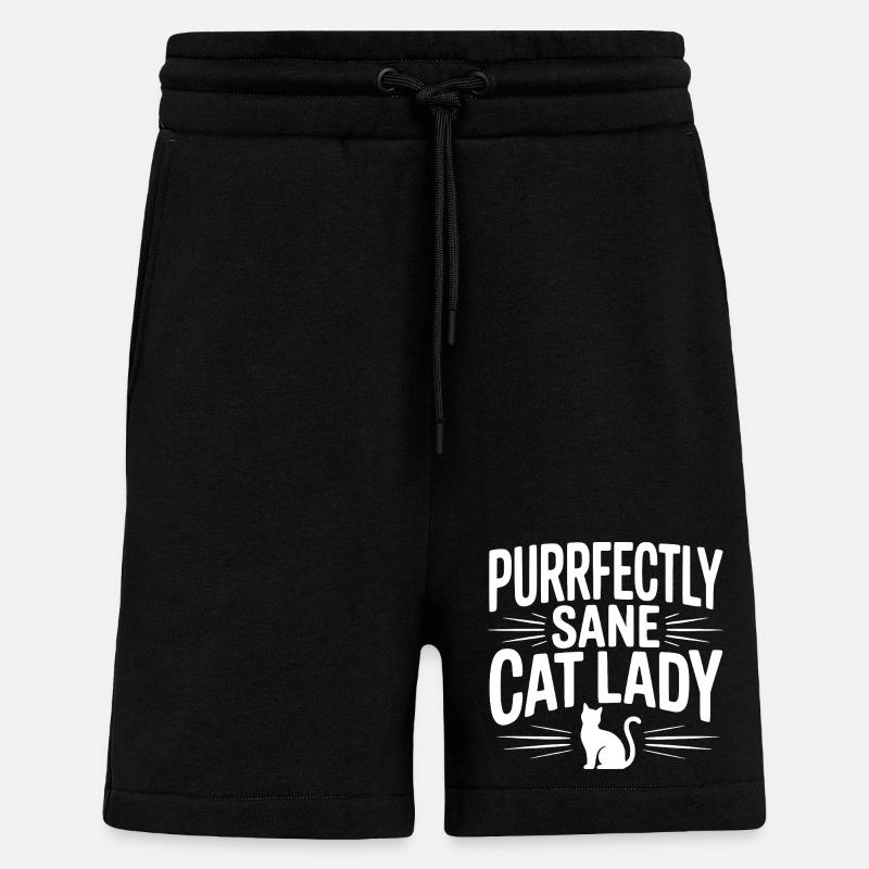 Parfaite Chat Parfaite - Short bio décontracté fabriqué en UE - SOLID BLACK