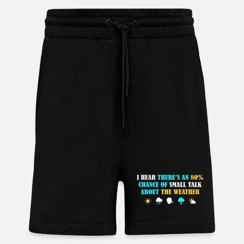 Introvertierte introvertierte Grafik - Shorts - made by SPREAD - SOLID BLACK