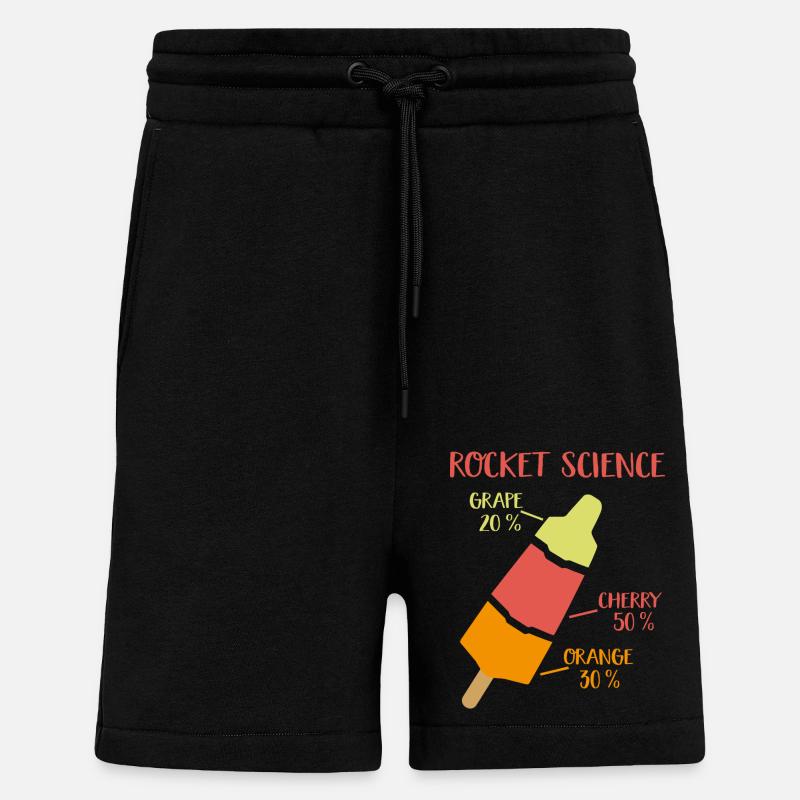 2541614 128139169 rocket science - Short bio décontracté fabriqué en UE - SOLID BLACK