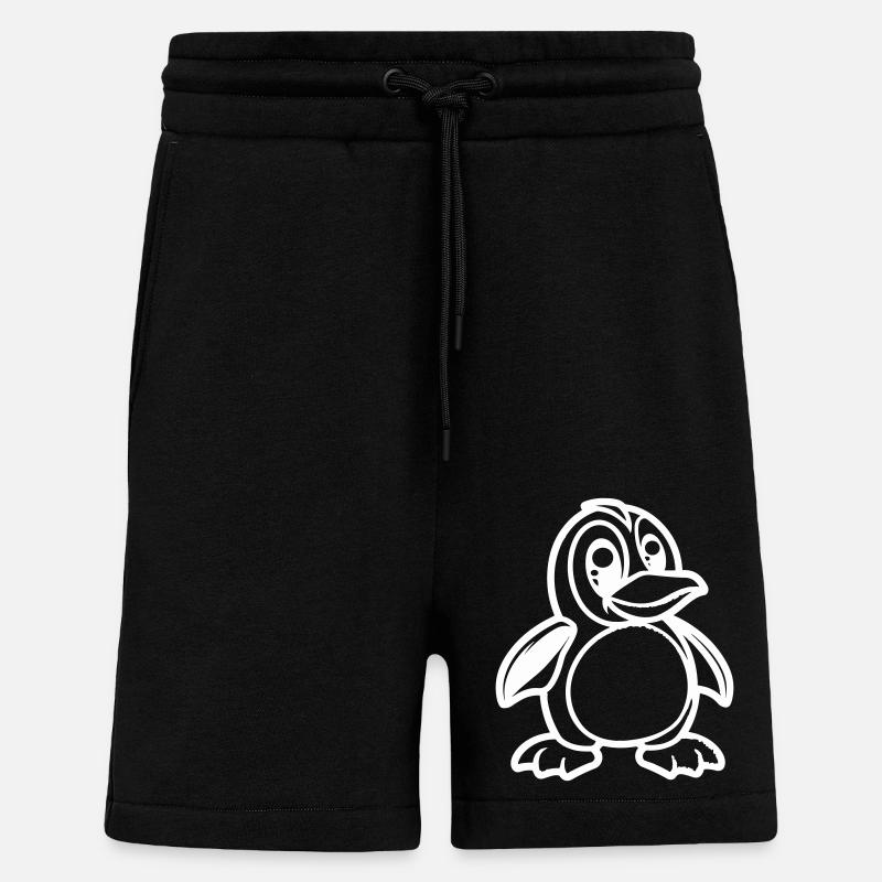 Penguin Comic - Shorts - made by SPREAD - SOLID BLACK