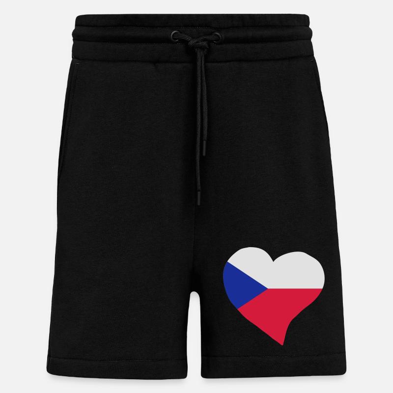 Tschechische Herz - Shorts - made by SPREAD - SOLID BLACK