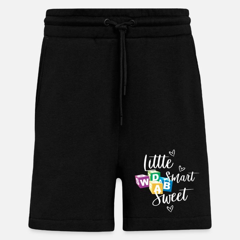 Petit Smart et Doux - Short bio décontracté fabriqué en UE - SOLID BLACK