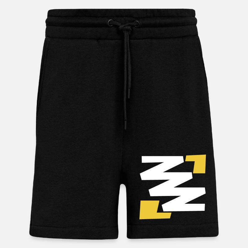 Einfaches digitales Kunstemblem mit Z - Shorts - made by SPREAD - SOLID BLACK