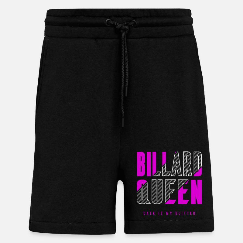 Billard Königin - Shorts - made by SPREAD - SOLID BLACK