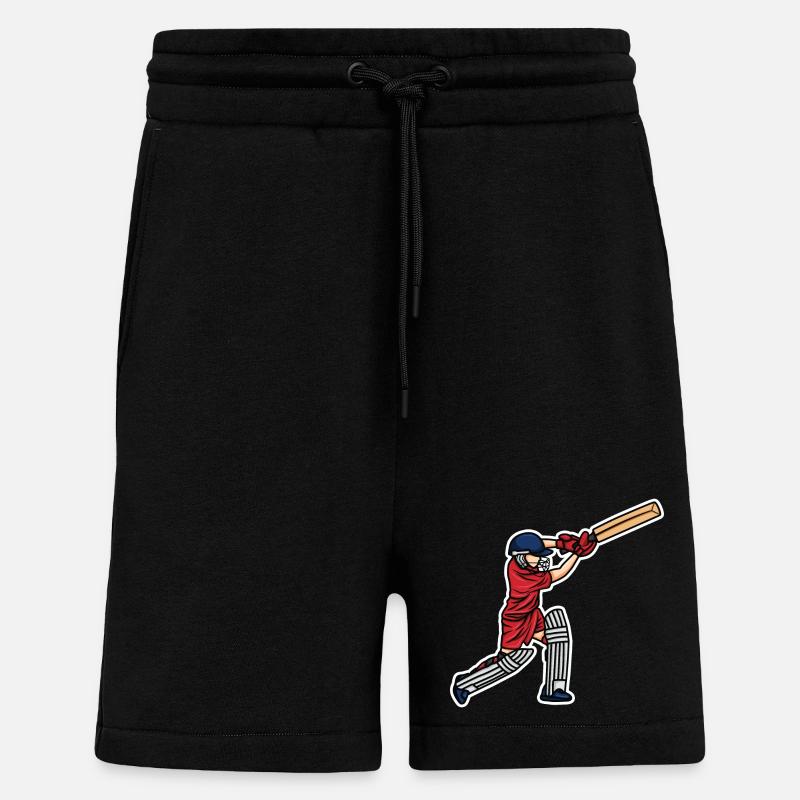 Enfant de cricket - Short bio décontracté fabriqué en UE - SOLID BLACK