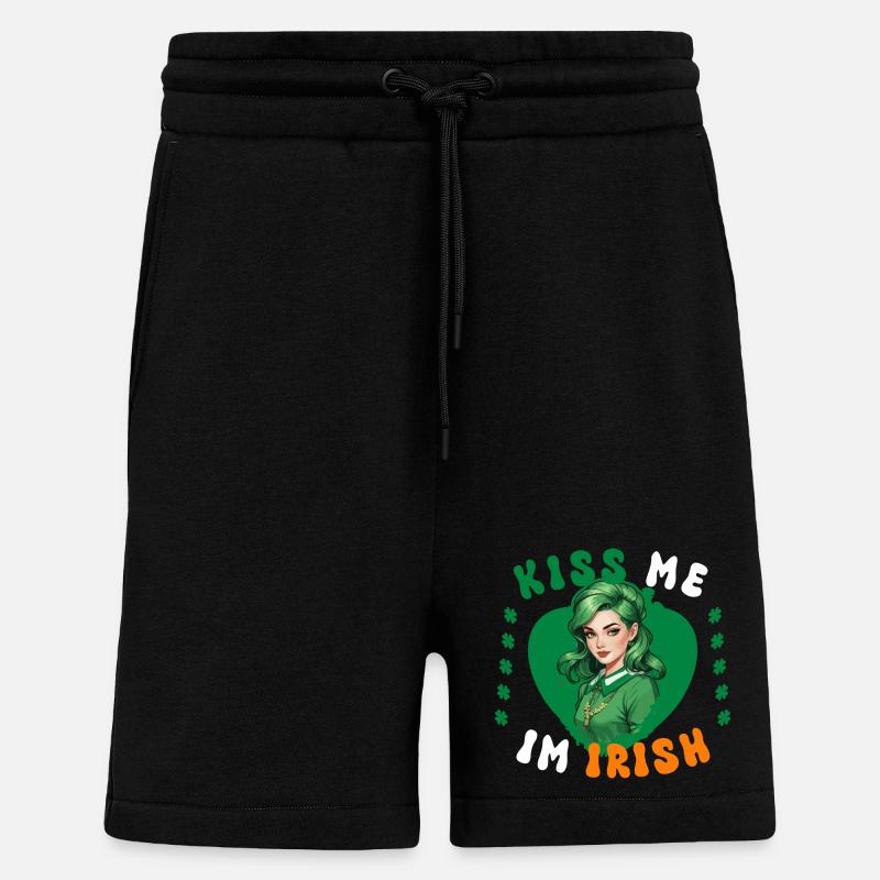Küss mich, ich bin Irin - Shorts - made by SPREAD - SOLID BLACK