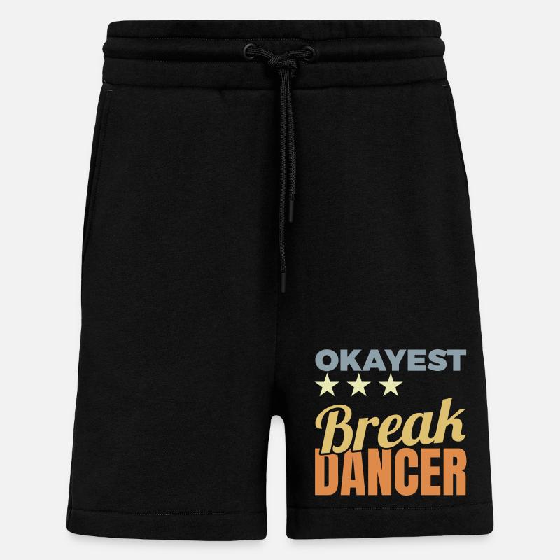 Average Breakdancer - Shorts - made by SPREAD - SOLID BLACK