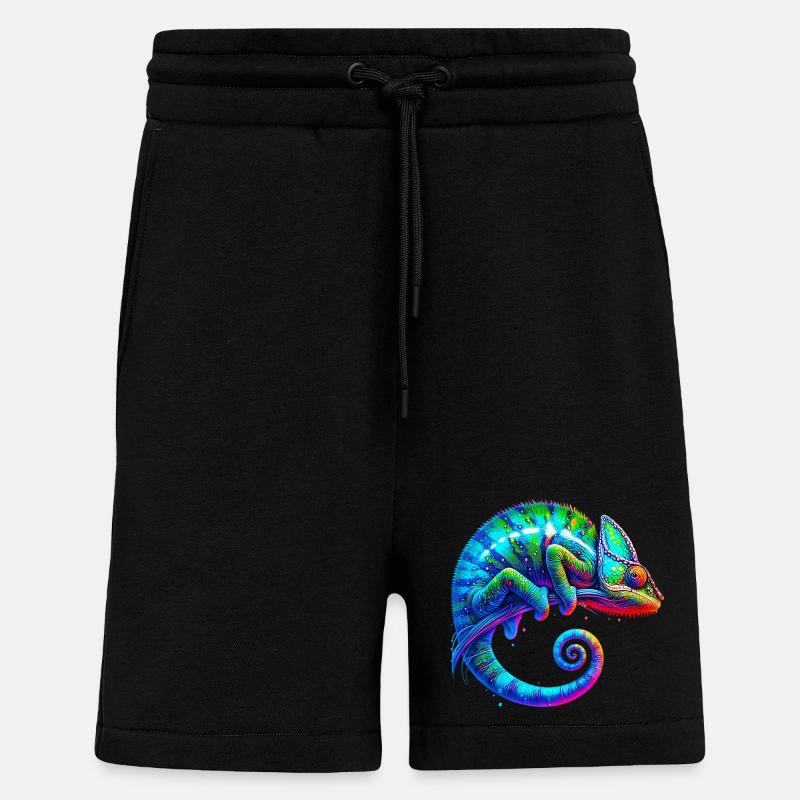 Caméléon - Short bio décontracté fabriqué en UE - SOLID BLACK