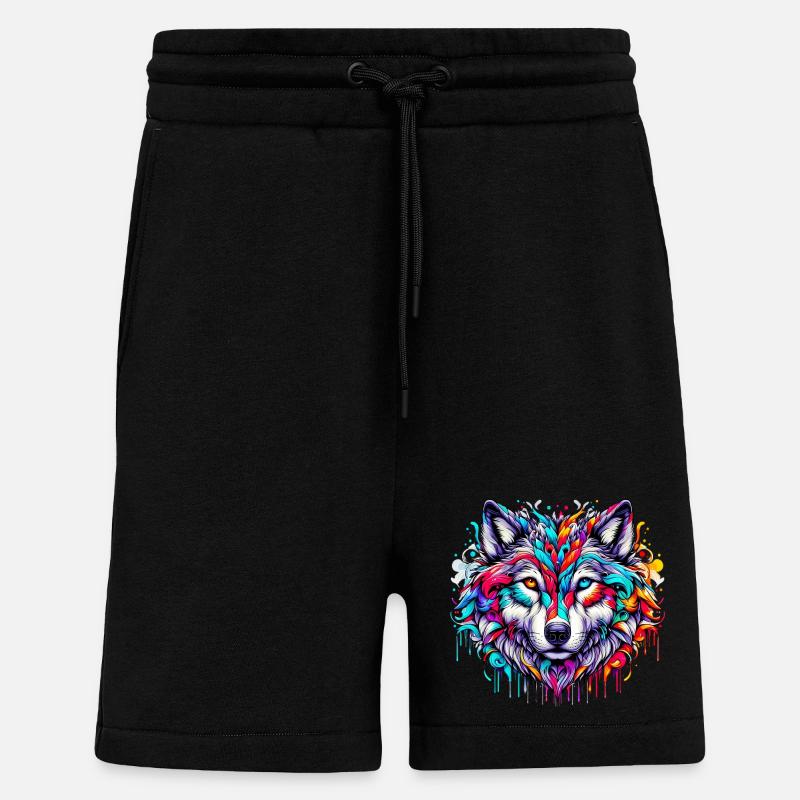 Wolf - Shorts - made by SPREAD - SOLID BLACK