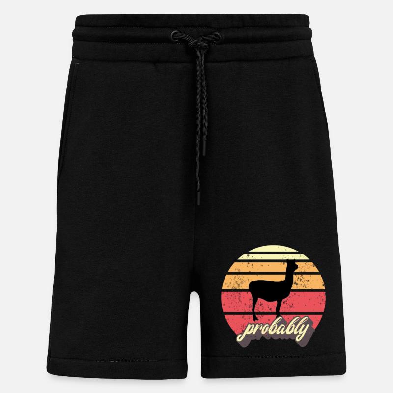 Alpaka - Shorts - made by SPREAD - SOLID BLACK