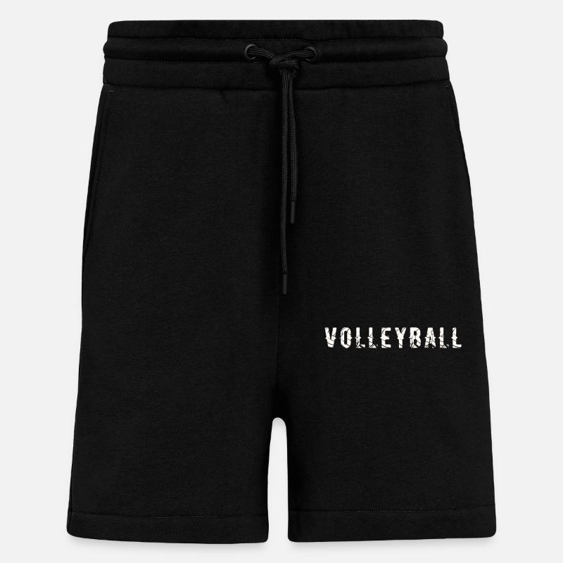 Cooles Volleyball Geschenk - Shorts - made by SPREAD - SOLID BLACK