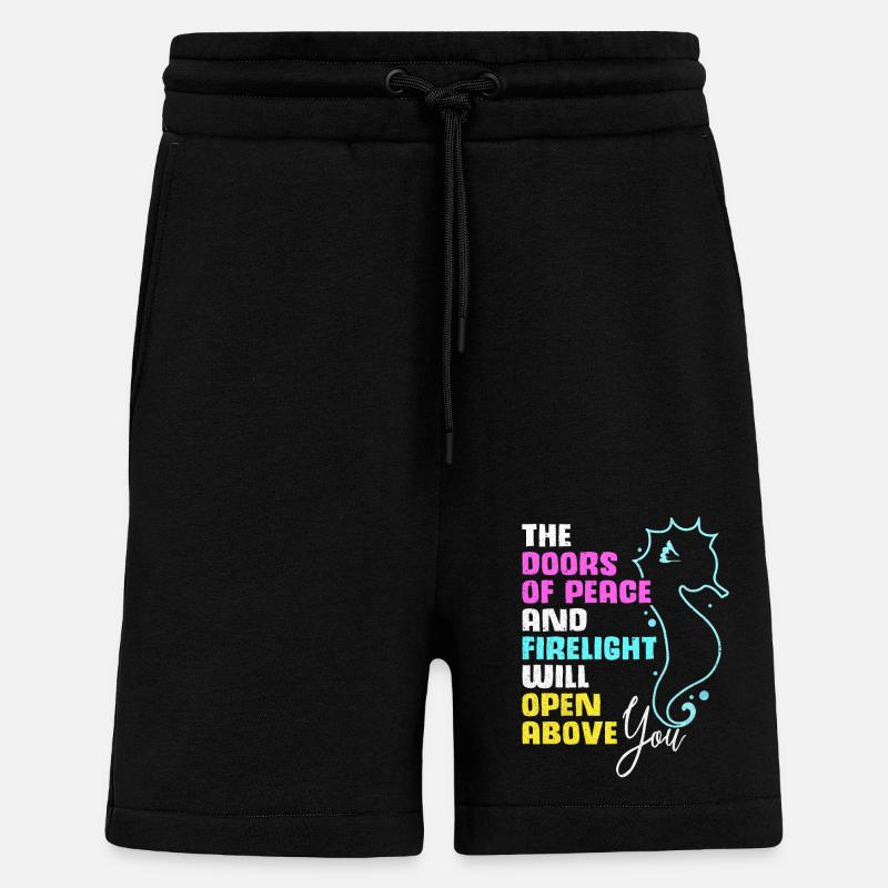 Seepferd - Shorts - made by SPREAD - SOLID BLACK