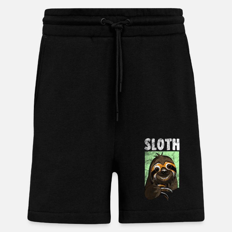 Faultier - Shorts - made by SPREAD - SOLID BLACK