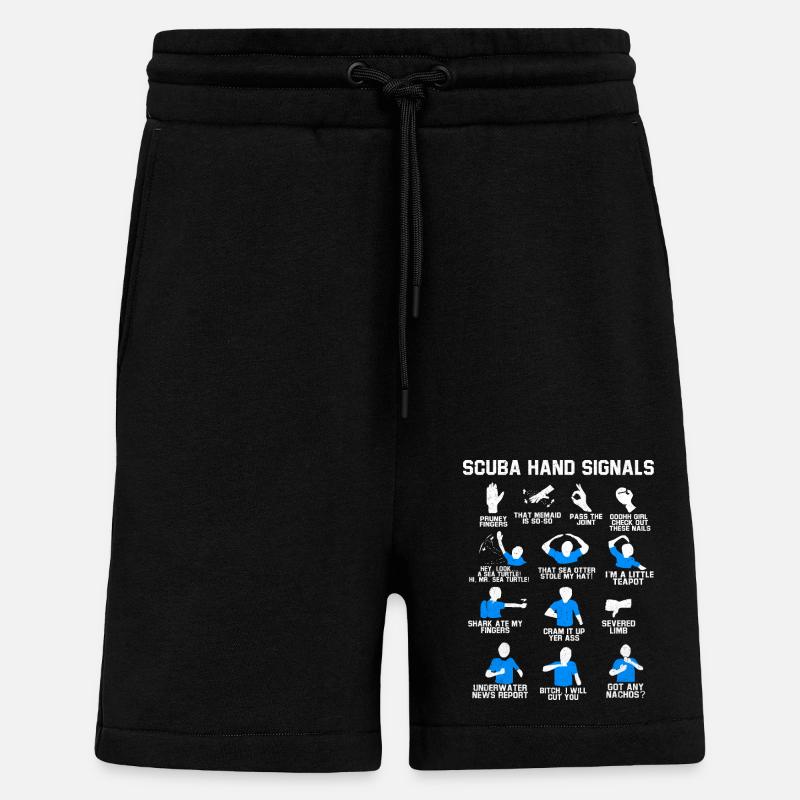 Tauchen - Shorts - made by SPREAD - SOLID BLACK