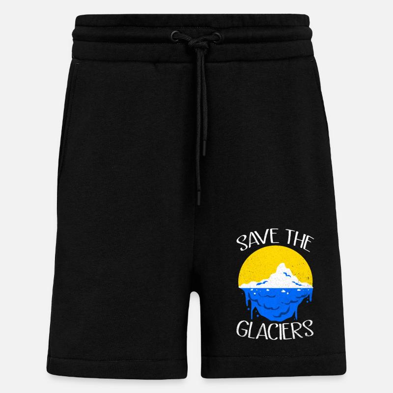 Gletscher - Shorts - made by SPREAD - SOLID BLACK