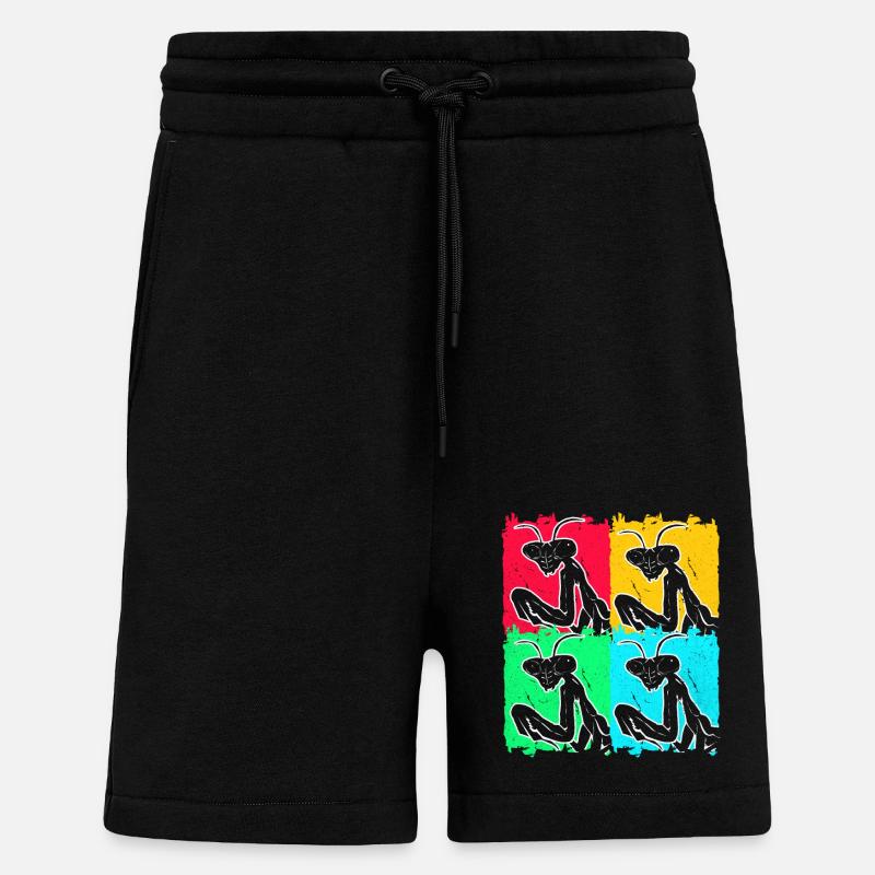 Gottesanbeterin - Shorts - made by SPREAD - SOLID BLACK