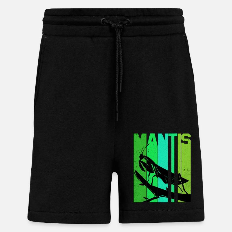 Gottesanbeterin - Shorts - made by SPREAD - SOLID BLACK