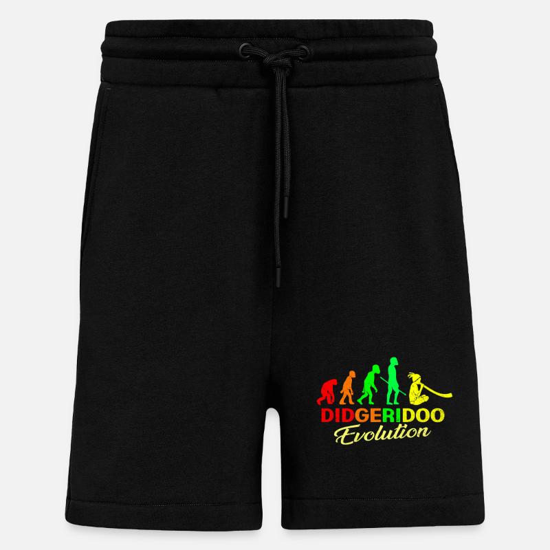 Didgeridoo - Shorts - made by SPREAD - SOLID BLACK