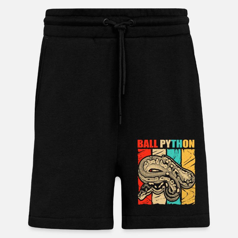 Python - Shorts - made by SPREAD - SOLID BLACK