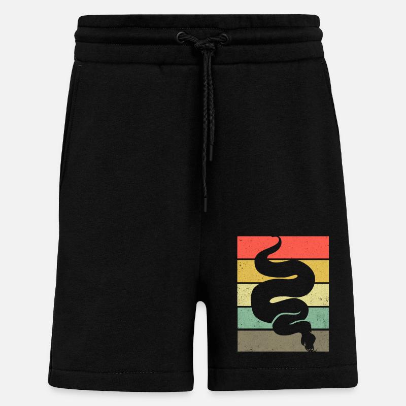 Python - Short bio décontracté fabriqué en UE - SOLID BLACK