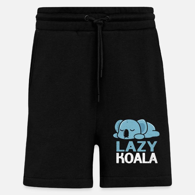 Koala - Short bio décontracté fabriqué en UE - SOLID BLACK