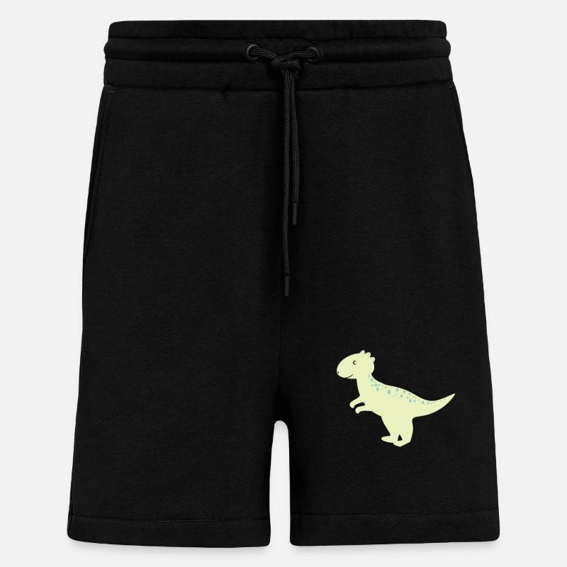 kinder Dino - Shorts - made by SPREAD - SOLID BLACK