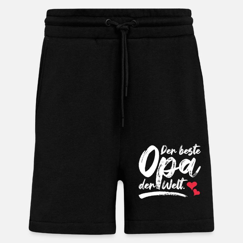 Der beste Opa der Welt - Shorts - made by SPREAD - SOLID BLACK