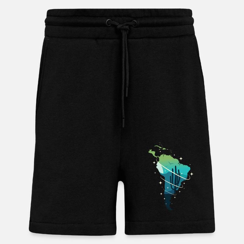 Südamerika - Shorts - made by SPREAD - SOLID BLACK