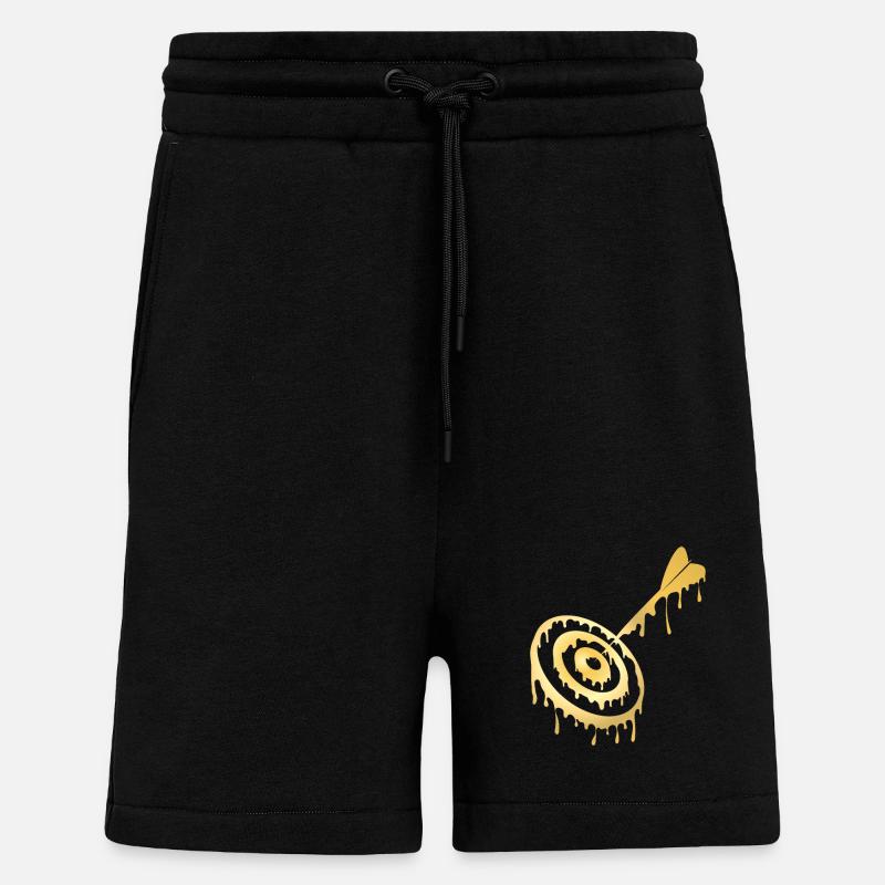Darts Darten - Shorts - made by SPREAD - SOLID BLACK